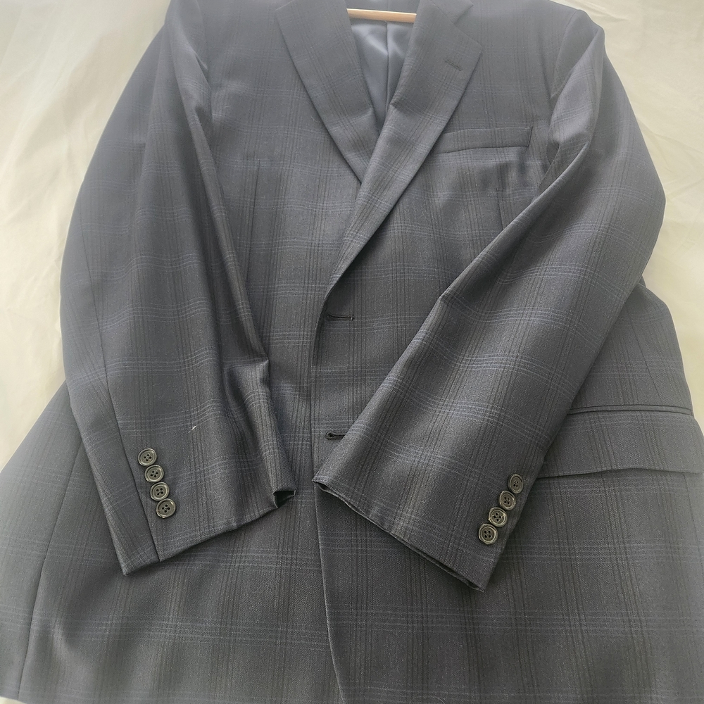 Brooks Brothers Navy Plaid Blazer